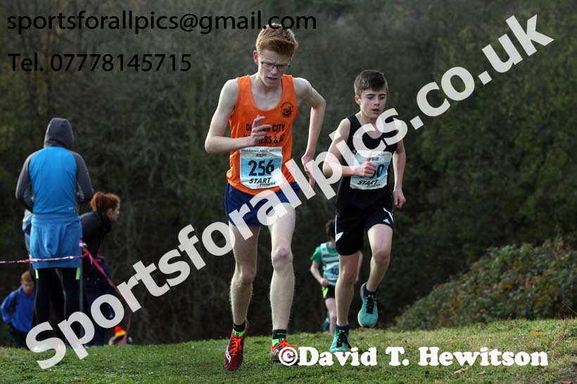 Boys under-15s 2017 Start Fitness North Eastern Harrier League, Aykley Heads, Durham. Photo:  David T. Hewitson/Sports for All Pics
